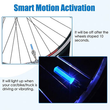 Bike Tyre Motion Reflector Light - Pack of 2 (BTML2)