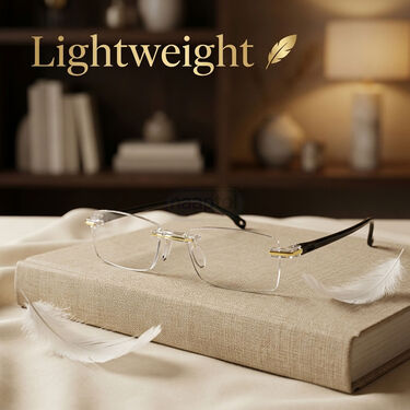 Rimless Adaptive Power Reading Glasses Buy 1 Get 2 Free (3ORG33)