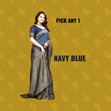 Banarasi Inspired Elegant Sarees - Pick Any 1 (BIS1)