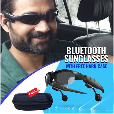 Bluetooth Sunglasses With Free Hard Case