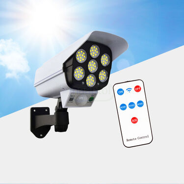 Security Camera-Shaped Motion Sensor Powerful Solar Outdoor Lamp (D35)