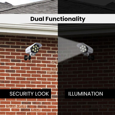 Security Camera-Shaped Motion Sensor Powerful Solar Outdoor Lamp (D35)