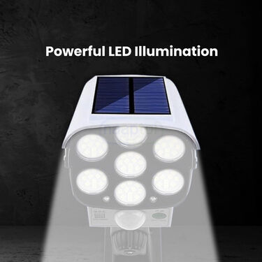 Security Camera-Shaped Motion Sensor Powerful Solar Outdoor Lamp (D35)