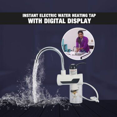 Instant Electric Water Heating Tap with Digital Display (WH2)