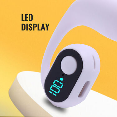 Clip On Wireless Bluetooth Calling Earphone With Display (WSBD)